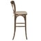 Merrick Lane Coquette Wooden Modern Farmhouse Cross Back Bar Stool with Cushion